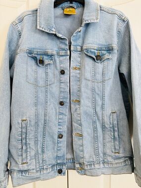 Light Wash Denim Jacket - Casual Girls Jean Jacket
